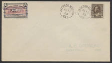 1928 #CL40 Western Cda Air Semi-Official FE 13 Jackson Manion to Hawkesbury ONT