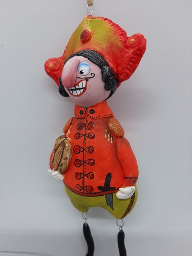 $30 OFFWhimsical Nutcracker, Handmade Christmas toy in folk style with handmade - Picture 5 of 9