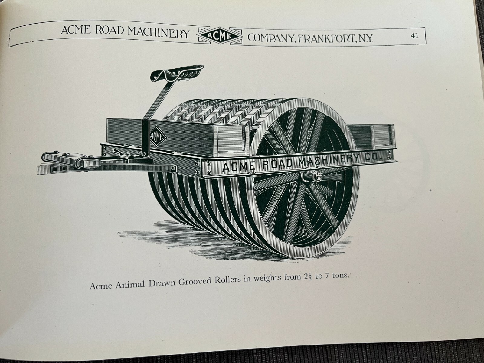 Vintage ACME Road Machinery Frankfort NY Catalog 11 illustrated eBay