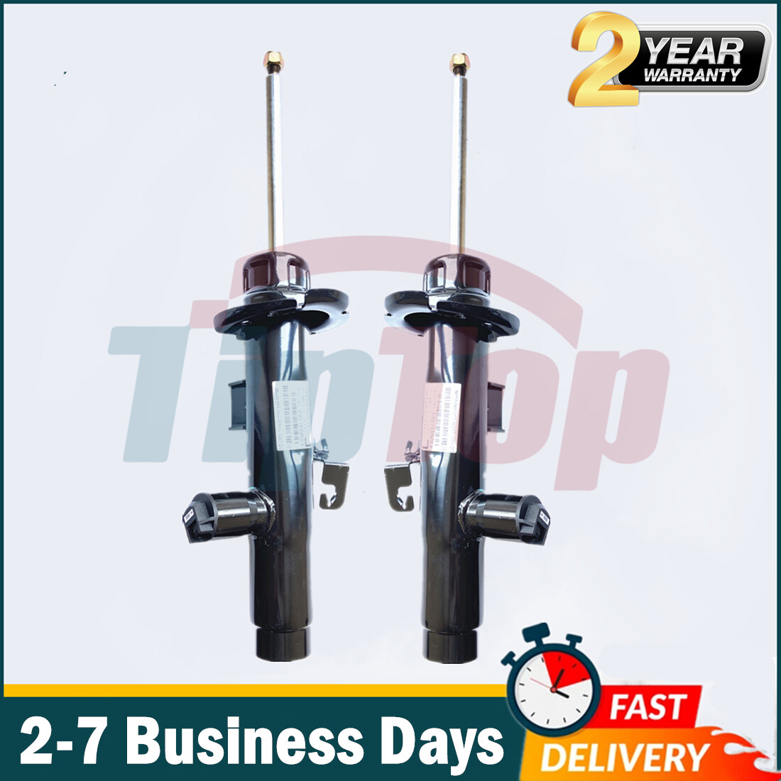 Pair Front Shock Absorbers w/EDC Fit BMW 3 4 Series F30 F31 F32 F33 AWD