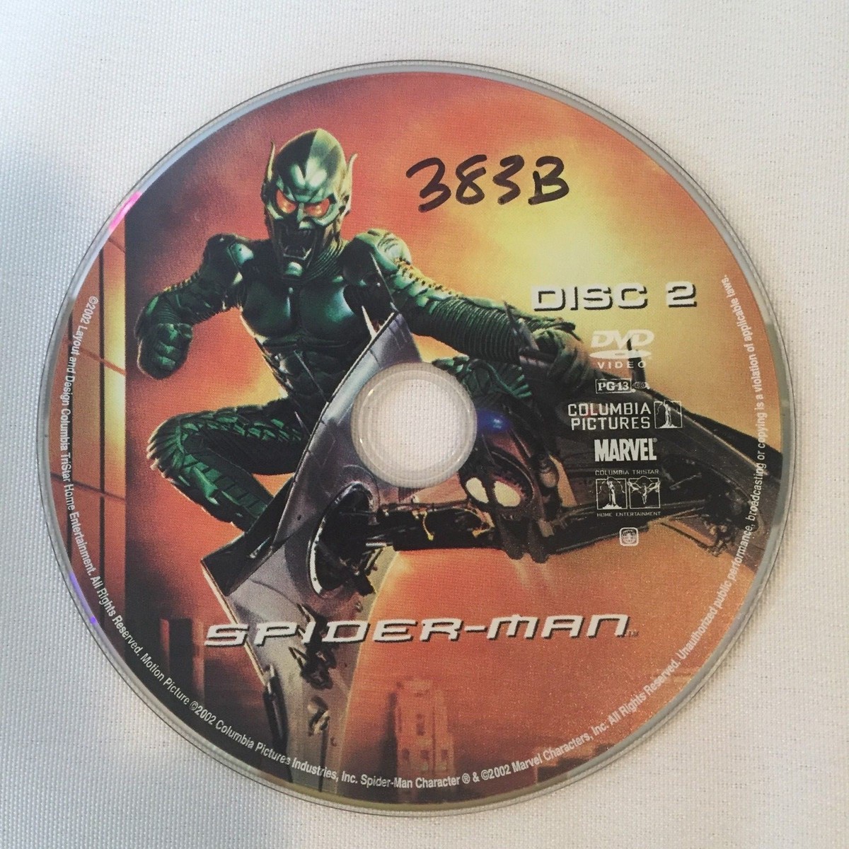 Spider-man (2-Disc Set) DVD DISC ONLY Widescreen First Class