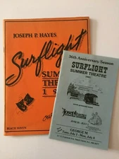 RARE 1985 Program Lot SURFLIGHT THEATRE Long Beach Island LBI Community Theater