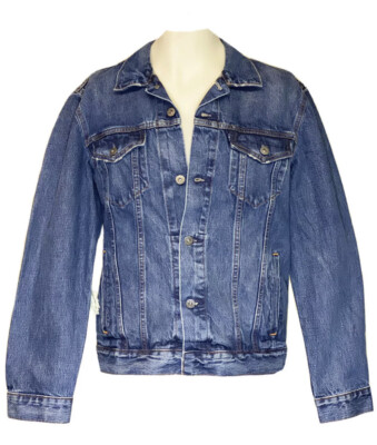 Levi s Made & Crafted Men s Large Denim Truckers 3 Jacket Distressed NWT Rare