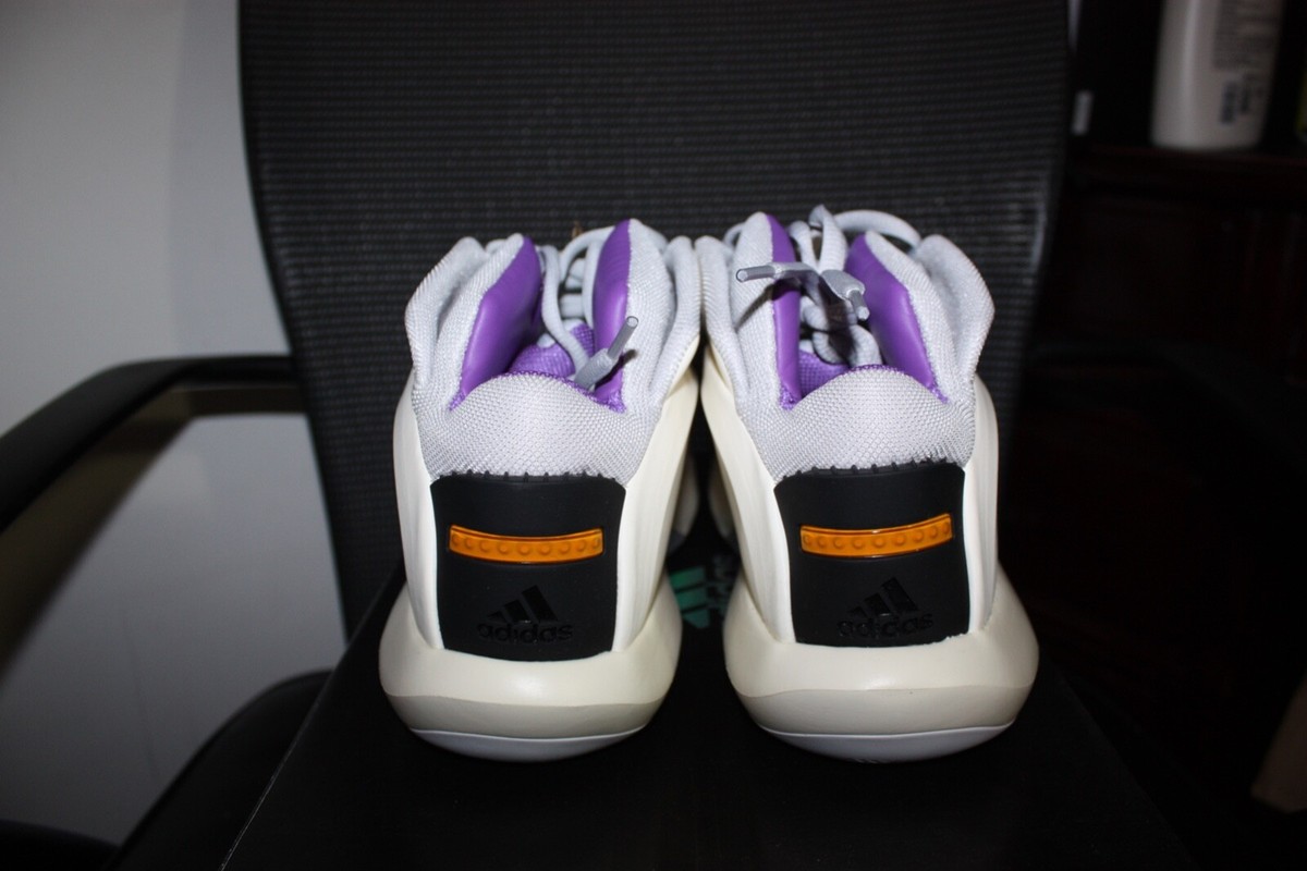 Adidas Crazy 1 - Sz 9/10 Men`s Basketball Shoes White Purple IG3735 NEW Brand New Adidas Crazy 1 Regal Purple Size 9 2022 Basketball  main image 4