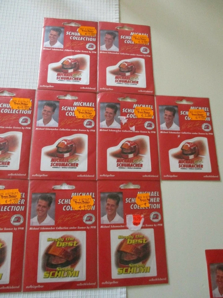 Michael Schumacher Collection Bügel Bilder 18 Stück in OVP sehr Selten - Bild 4 von 4