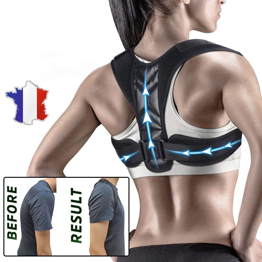 Correcteur de Posture Pour Homme et Femme Maintien Dos Epaules