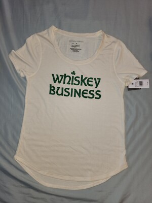 Womens Greyson/Threads  Whiskey Business T-short Size Medium