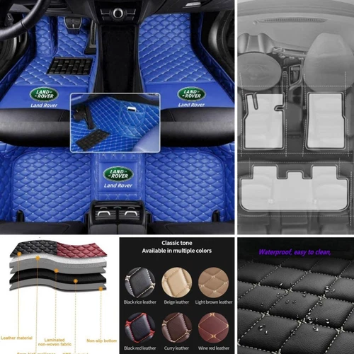 For Land Rover Range Rover Car Floor Mats Custom All Weather Waterproof Carpets - Bild 27 von 37