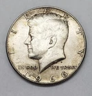 1966 Kennedy Half Dollar 40% Silver Coin Actual Photos #9