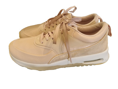 Nike Air Max Thea Premium Women's 7.5 Particle Beige Light Pink Sneakers