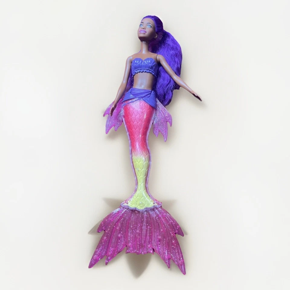 Barbie doll  Mermaid Black purple hair & B-varsity Jacket Hip-Hop Lot Of.2 - Изображение 2 из 4