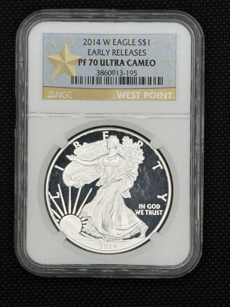 American Eagle PR 70 Graded 2014 Silver Bullion Coins for sale | eBay