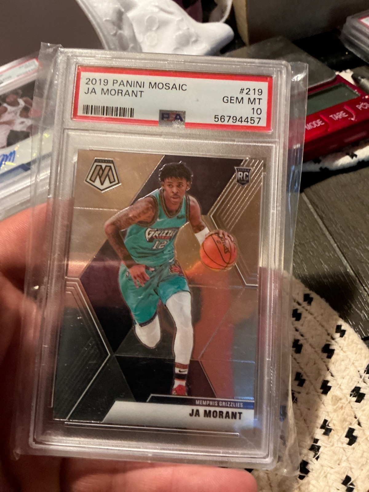 PSA 10 - 2019 Panini Mosaic - Ja Morant #219 [Rookie] 