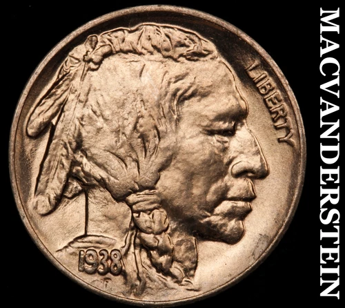 1938-D Buffalo Nickel- Choice Gem Brillant Uncirculated+++++ Luster #i1963