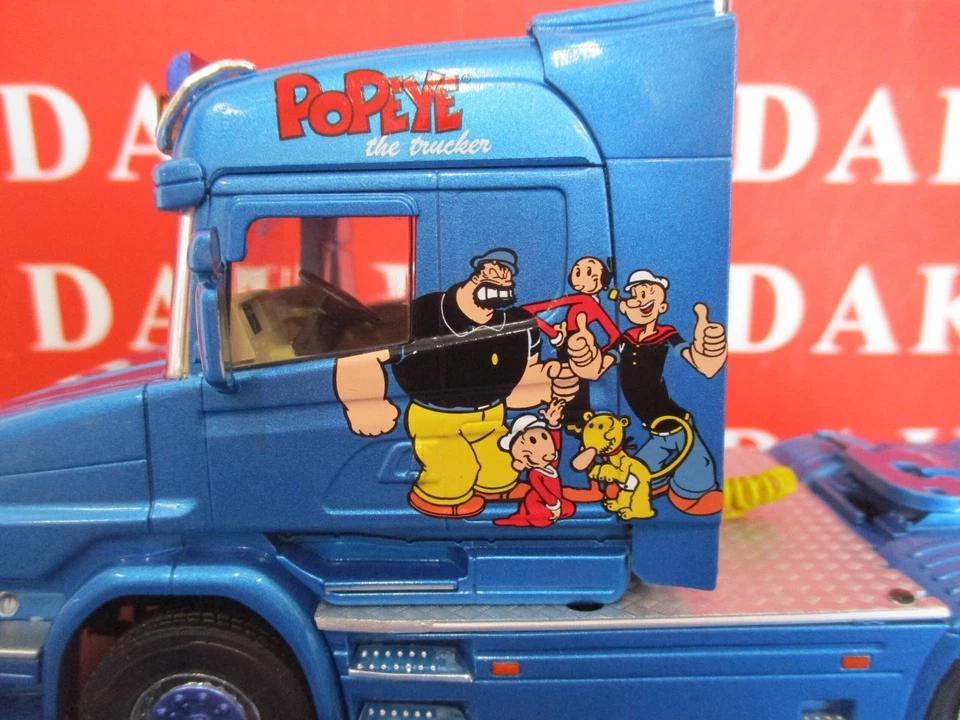 Die cast 1/43 Modellino Camion Truck Scania T Series Popeye 2015 - Immagine 3 di 4