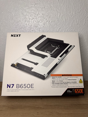 NZXT N7 B650E N7-B65XT-W1 AMD B650 chipset (AMD 7000) ATX Gaming Mothe G2U