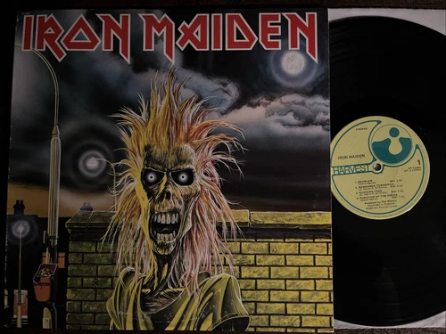 1st Pressing! IRON MAIDEN ~Self Titled~ 1980 US EX Condition ST-12094 Winchester