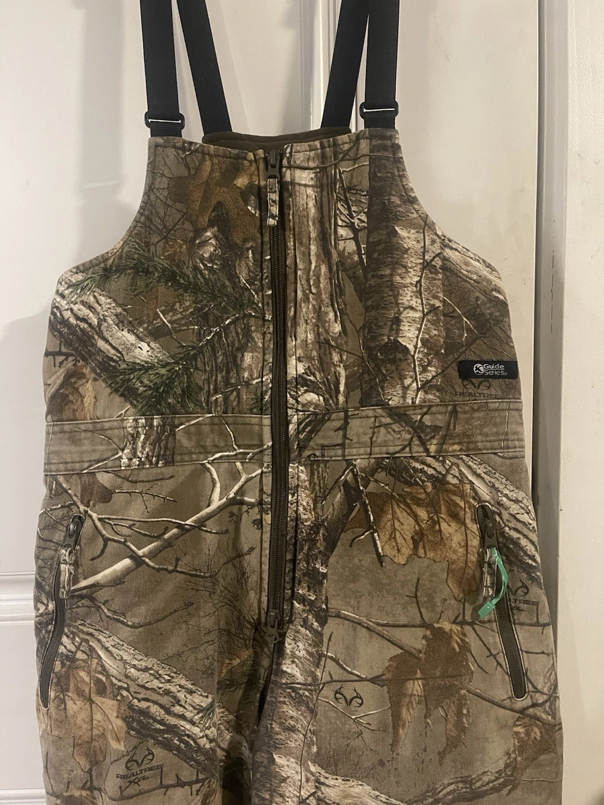 Gander Mountain Guide Series Men’s Camo Insulated Bib Overalls Size Large