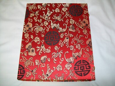 Mahjong Chinese Game Trademark Games 80-MAHJ 2017 Red Fabric Case New Titles