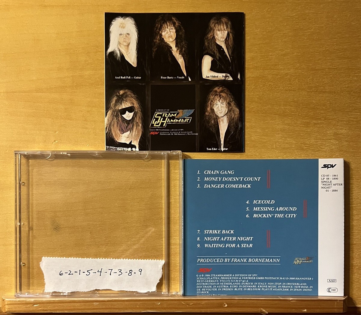Strike Back by Steeler (CD, Oct-1986, SPV) Different Track Strike Back by Steeler (CD, Oct-1986, SPV) Different Track