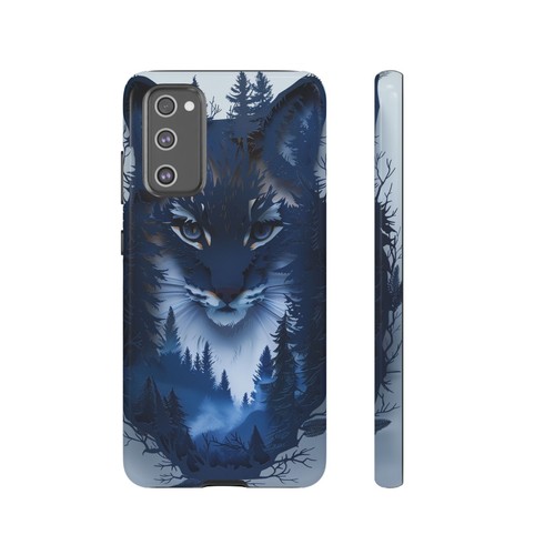 Blue Bobcat Wilderness Cat - Phone Ink Cover Case for iPhone, Galaxy, Pixel - 第 280/281 張圖片