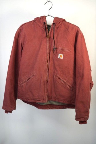 Carhartt Damen Sherpa Lined Sandstone Sierra Jacke Rot Large Damen