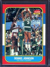 1986-87 Fleer Basketball Dennis Johnson #50  ~ Grade: Mint (A877)