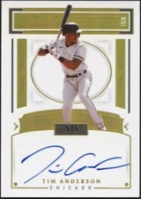 2021 Flawless Honored Ink TIM ANDERSON Auto Gold 5/5