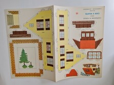 Costruzione in foglio serie 12 CASE E VILLETTE Edizione Carroccio