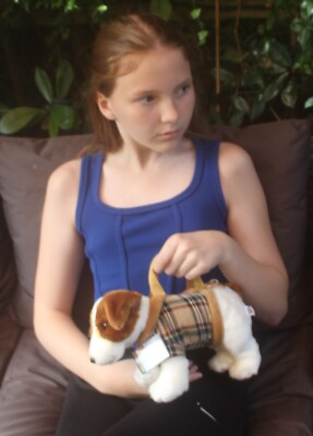 Jack Russell geformte Hand oder Schultertasche von Faithful Friends Collectables