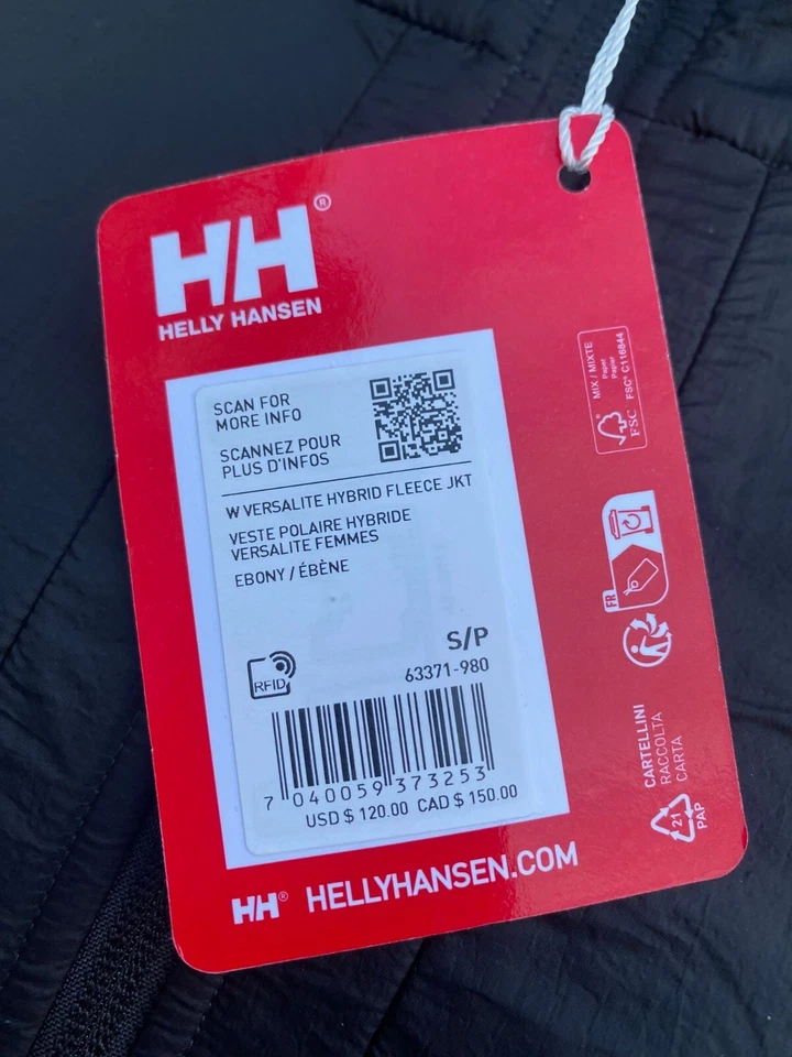 Chaqueta híbrida para mujer Helly Hansen Versalite NEGRA $120, talla: S Foto 2 de 4