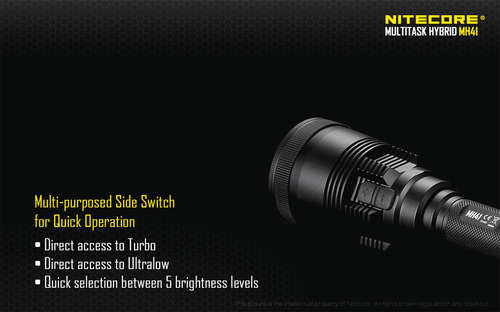 Linterna LED de caza Nitecore MH41 Cree LED 2150 lúmenes con batería recargable - Imagen 6 de 15