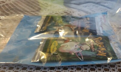 Pokemon 2 Booster Blister Base And Jungle Booster Pack Packs