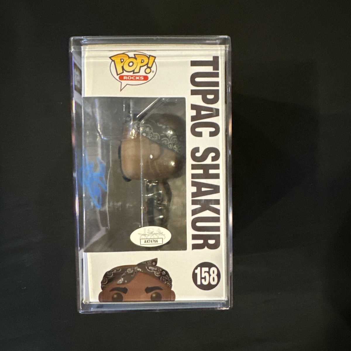 SNOOP DOGG HAND SIGNED TUPAC SHAKUR 2PAC FUNKO POP TOY #158
