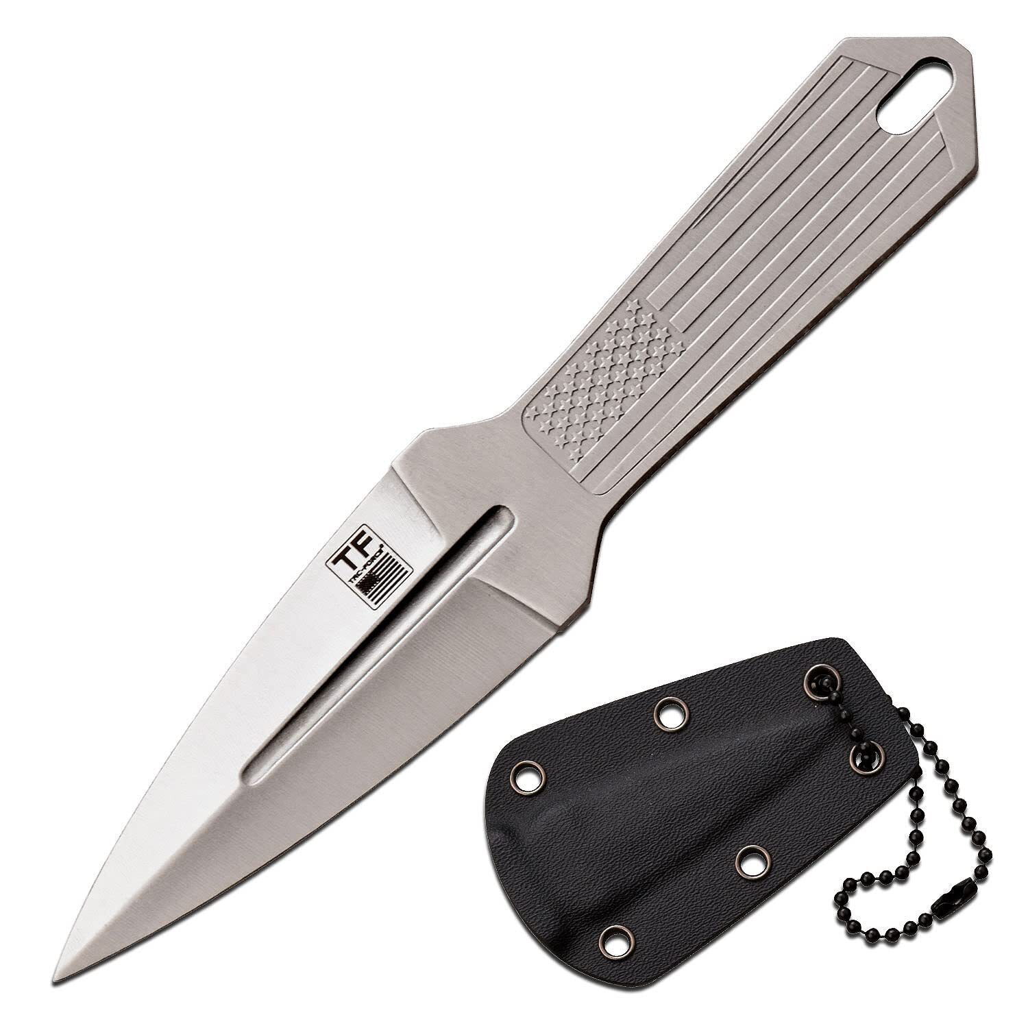 New Tac Force Flag Neck Knife Fixed Blade Knife TF-FIX018S