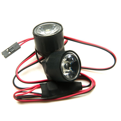 1W/3W White Led head light Scheinwerfer 3.7-24V fr RC Model 1:10 Drift Car