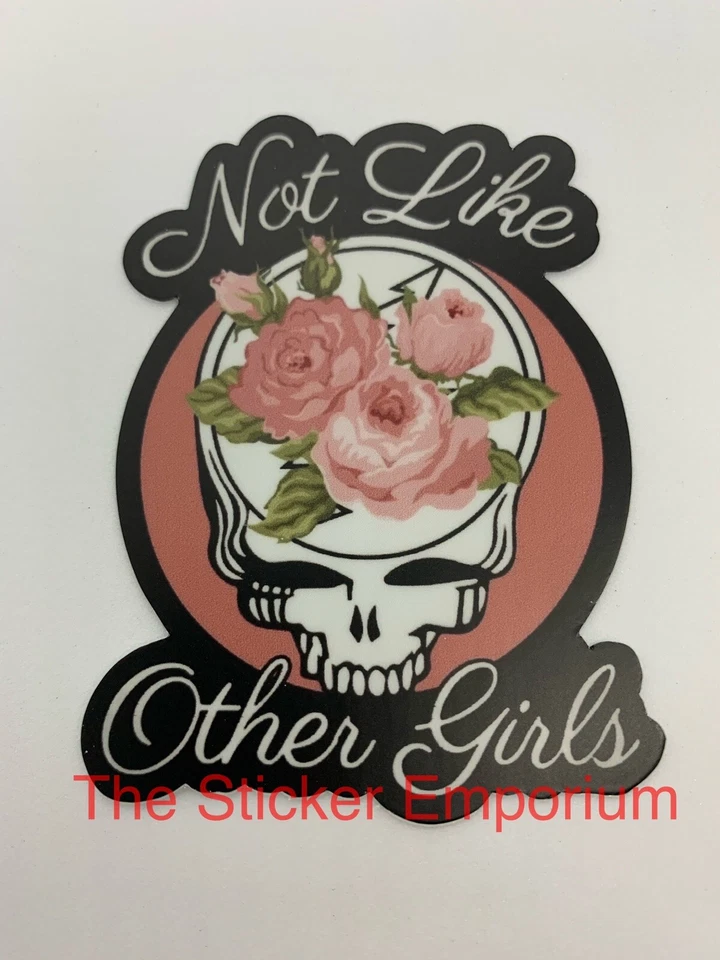 GD Not Like Other Girls Stealie Sticker Phish Decal