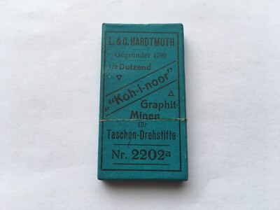 SELTEN 1920-30er Jahre UNGEÖFFNET L&C HARDTMUTH 1/2 DOZ ''KOI-I-NOOR'' Nr2202a BLEISTIFTMINEN