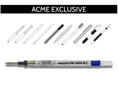 ACME Studio EASY FLOW P9000 Roller Ball Refill BLUE - NEW