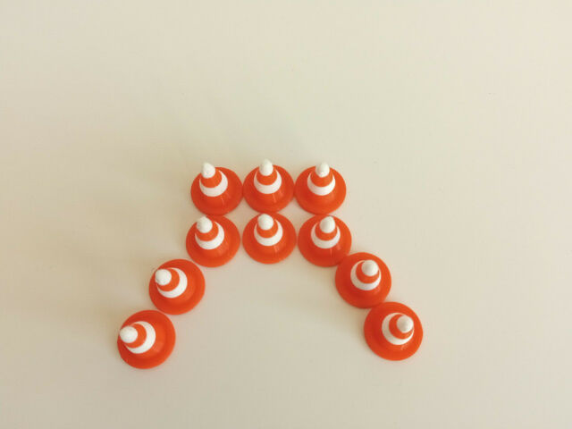 Carrera 124 Slotcars 10 Pylonen/ Kegel 1:32 - 1:24 Bahndeko Zubehör Orange-Weiss Carrera 124 Slotcars 10 Pylonen/ Kegel 1:32 - 1:24 Bahndeko Zubehör Orange-Weiss