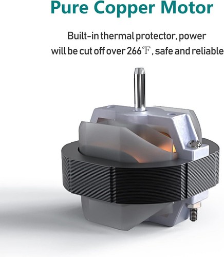 Versatile 6-Inch Exhaust Fan with Check Valve - Ideal for Home Ventilation - Picture 5 of 10