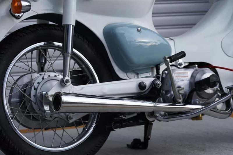NEW HotLap stainless steel exhaust Honda C50 C70 C90 Cub Direct
