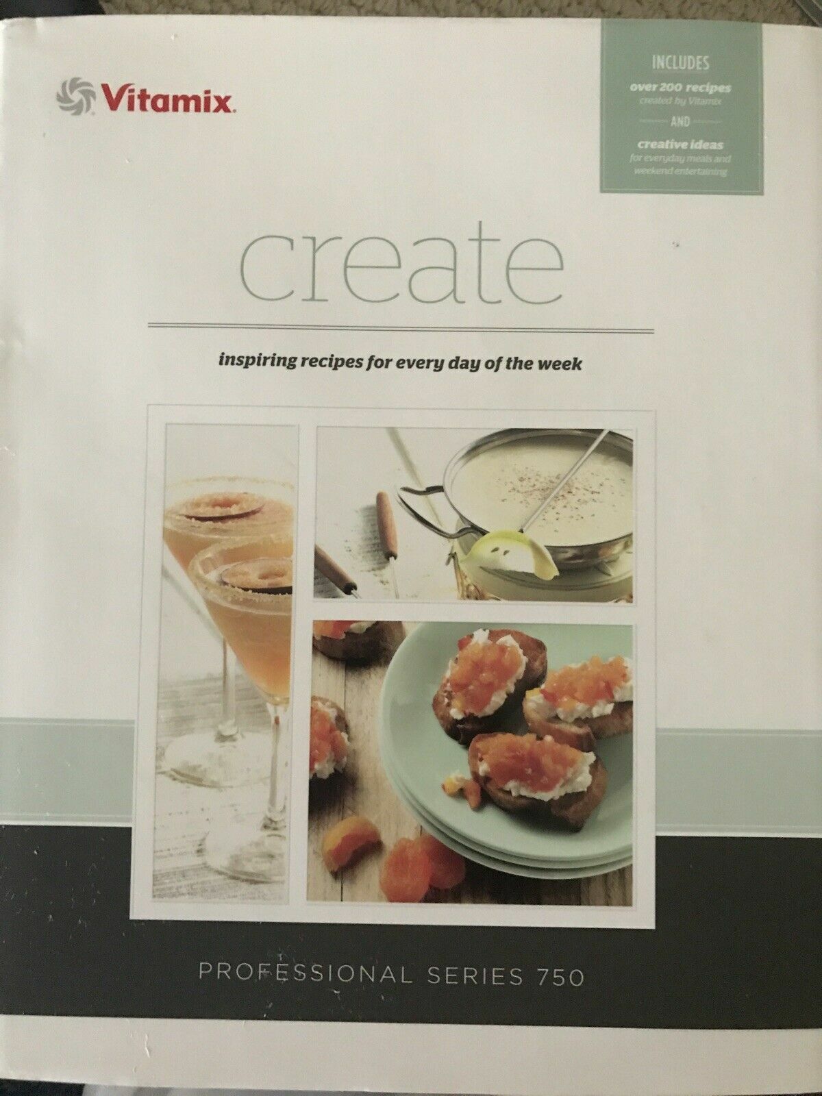 Libro Cocina de Vitamix Create Professional 750 - ¡Tapa Rígida SELLADO!¡! 703113154973 | eBay
