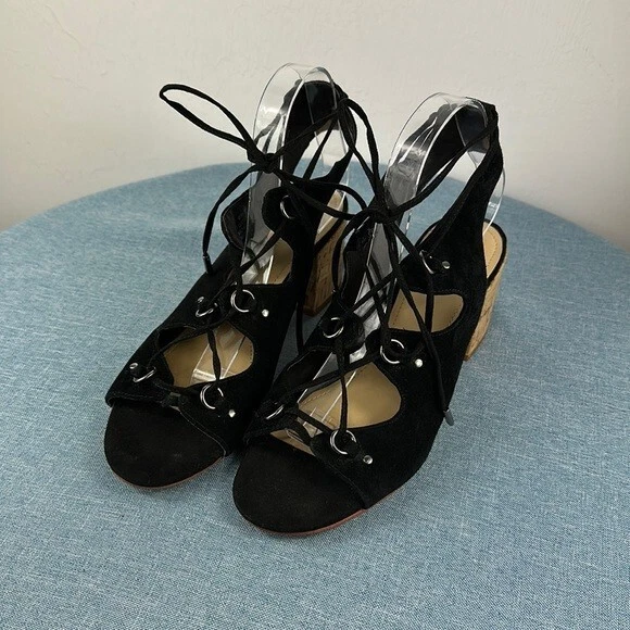 Marc fisher lace up heels sales