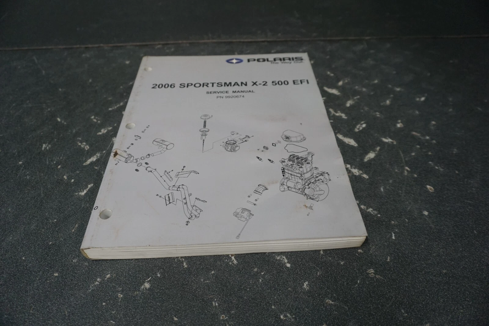 Polaris ATV 4-Wheeler OEM 2006 Sportsman X-2 500 EFI Service Manual 9920674