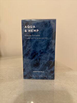 Aeropostale Aero Aqua & Hemp Eau de Cologne fragrance spray Sealed NIB 2oz/60mL