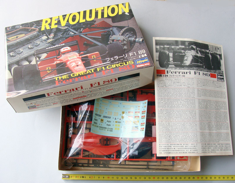 HASEGAWA 23001 KIT 1/24 1:24 FERRARI F1 '89