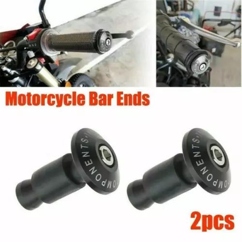 2pcs Universal Bar Ends Bar Ends Motorcycle Motorbike Handlebar End Weights - Picture 2 of 12