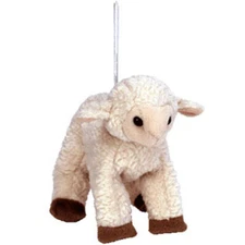 TY Basket Beanie Baby - EWEY the Lamb (4 inch) - MWMTs Easter Stuffed Toy