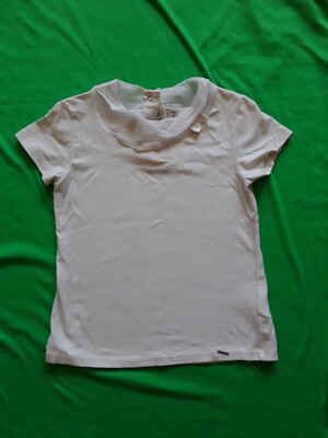 Coccodrillo Elegant Girls White T-Shirt Blouse Top 10 years / 140 cm